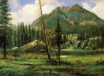 シエラネバダ山脈 アルバート・ビアシュタット Oil Paintings